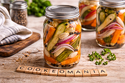 Pickles de légumes cétogènes au cookéo