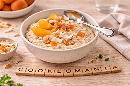 Porridge abricot coco à l'autocuiseur cookéo