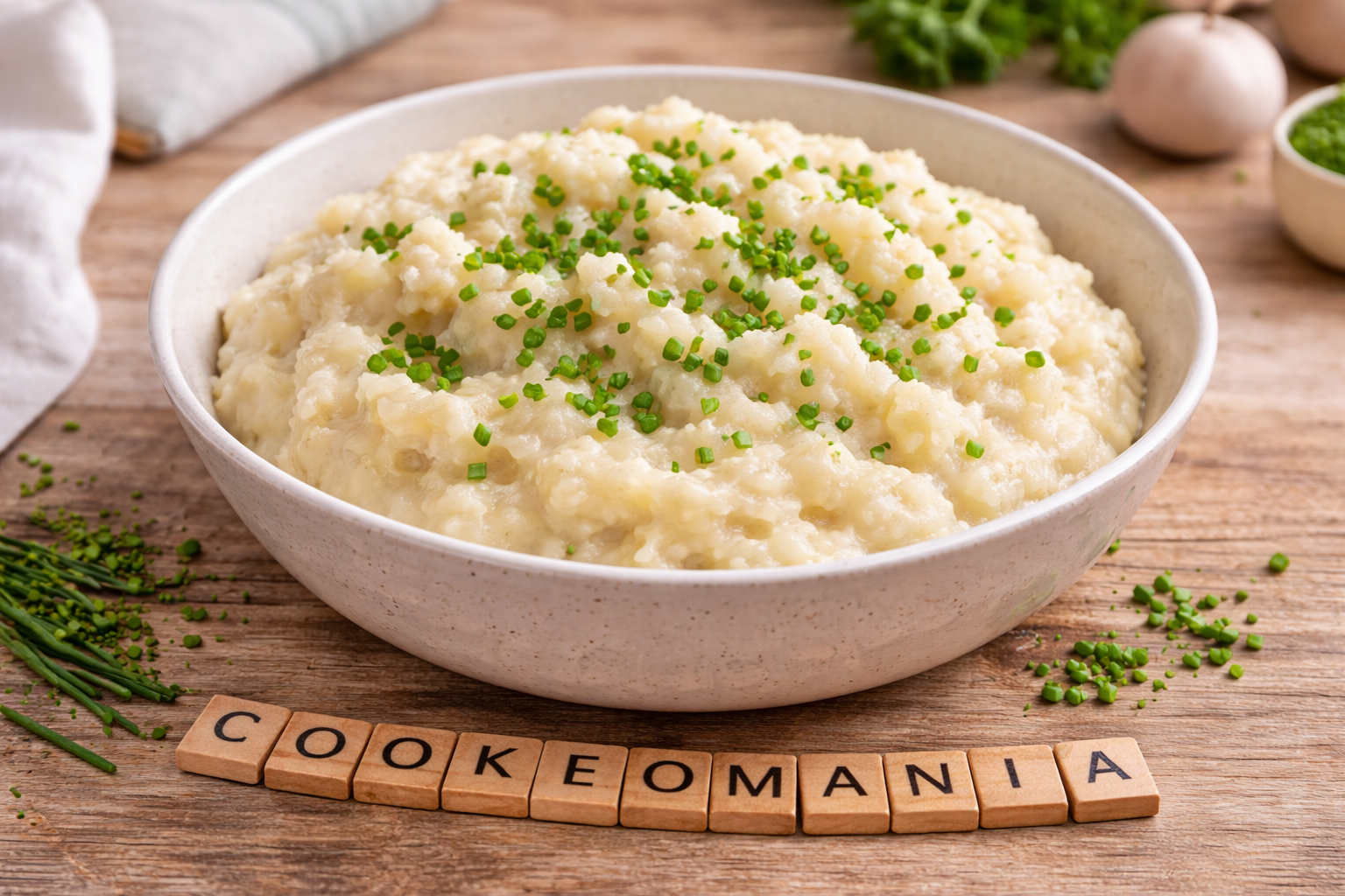 Purée de chou-fleur cétogène à l'autocuiseur Moulinex