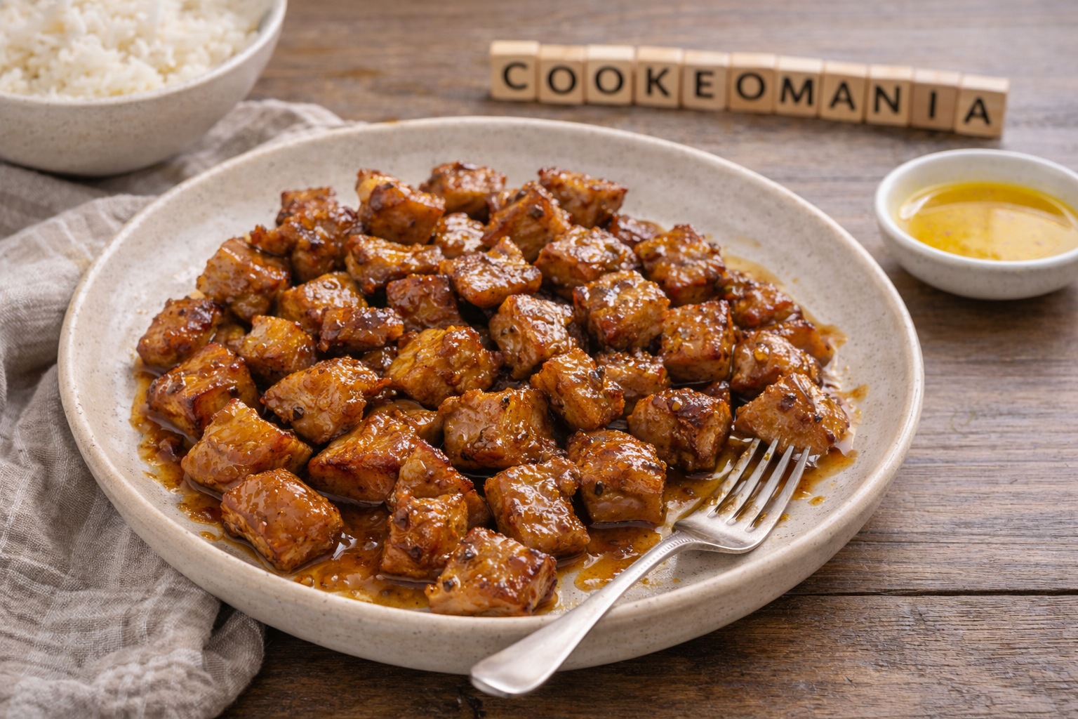 Sauté de porc au miel et aux épices au cookéo