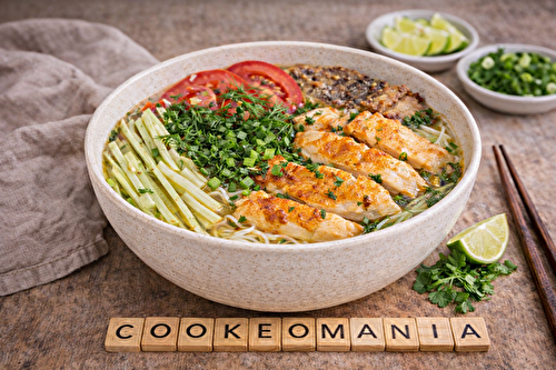 Soupe vietnamienne au poisson, tomates et aneth au robot multi-cuiseur cookéo
