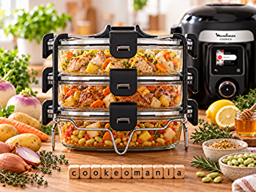 3 repas aux navets avec le Batchcooker Moulinex au cookéo