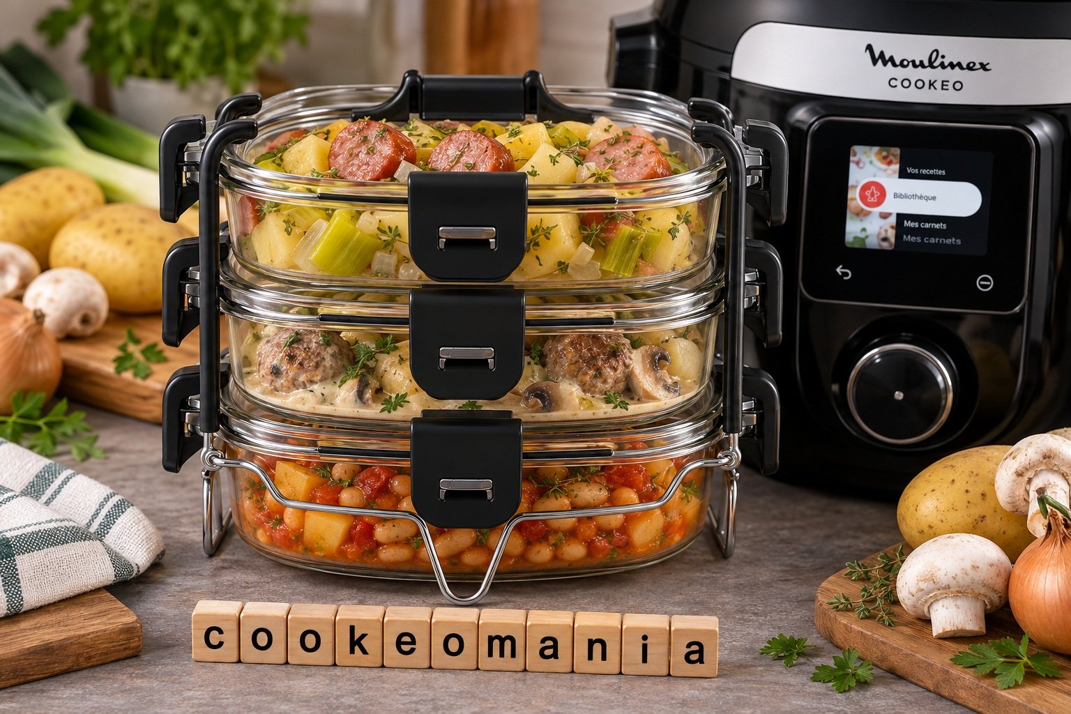 Batchcooker Moulinex : 3 plats mijotés faciles au cookéo