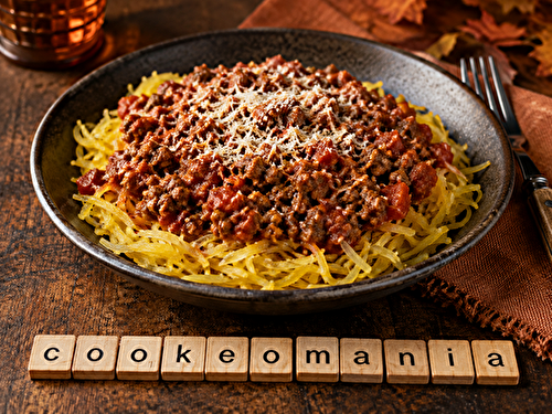 Courge spaghetti façon bolognaise au multicuiseur Moulinex