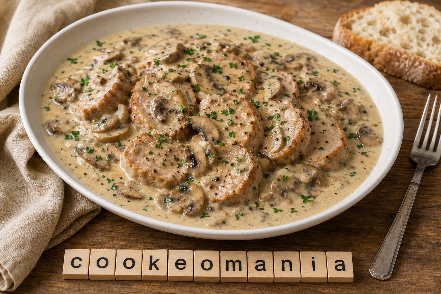 Filet mignon crémeux aux champignons et à la truffe à l'autocuiseur cookéo