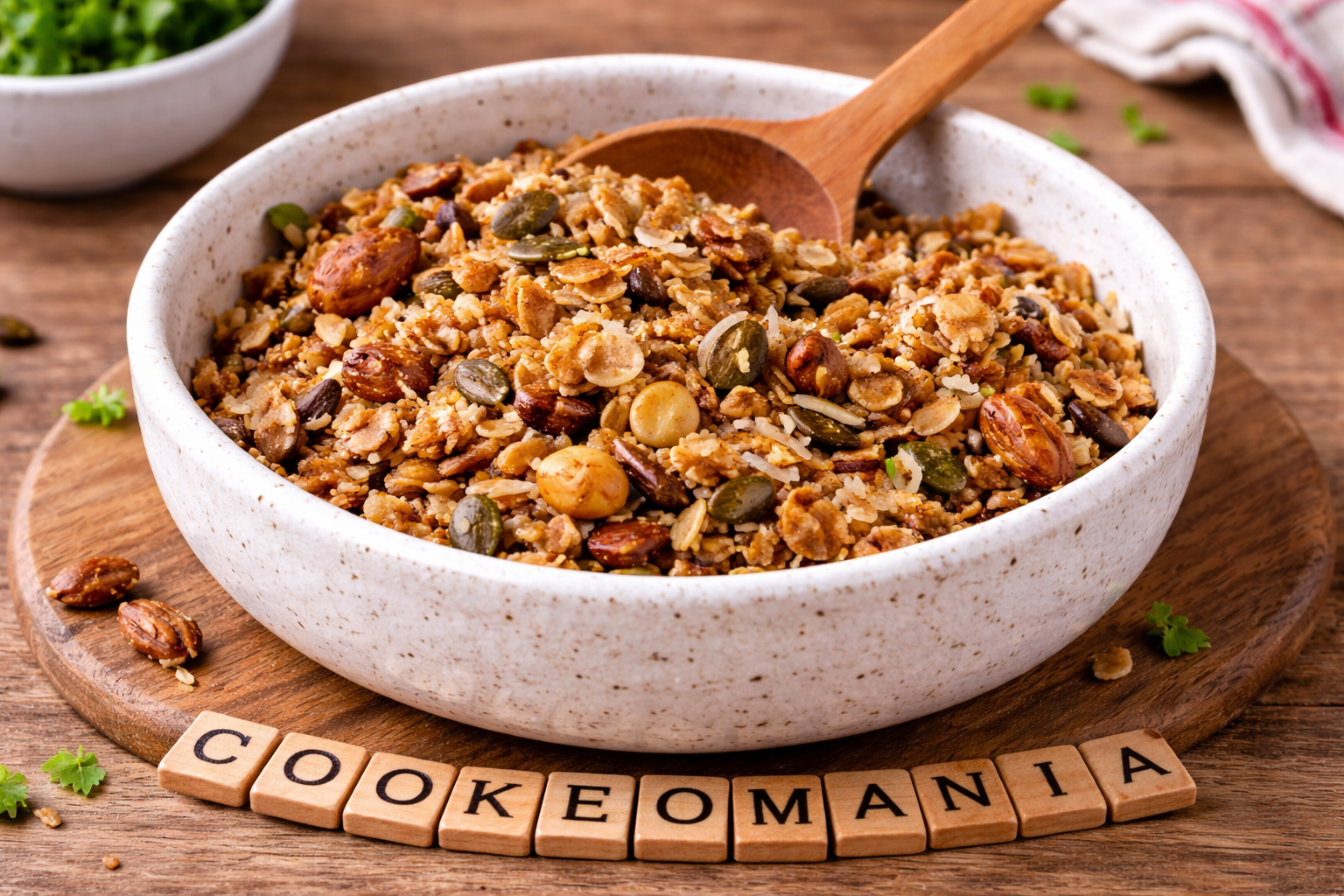 Granola cétogène maison à l'autocuiseur Moulinex