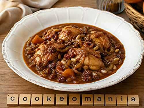 Poulet à la catalane aux fruits secs à l'autocuiseur cookéo