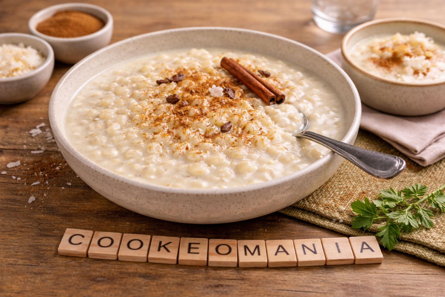 Riz au lait de coco façon canjica au robot multi-cuiseur cookéo