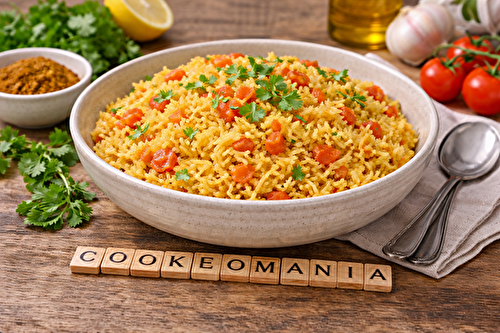 Riz parfumé aux tomates et épices au multicuiseur cookéo