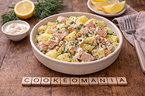 Salade tiède de pommes de terre et saumon au robot multi-cuiseur cookéo