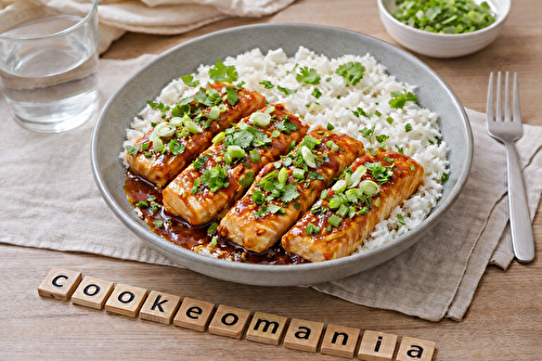 Saumon teriyaki express au multicuiseur Moulinex