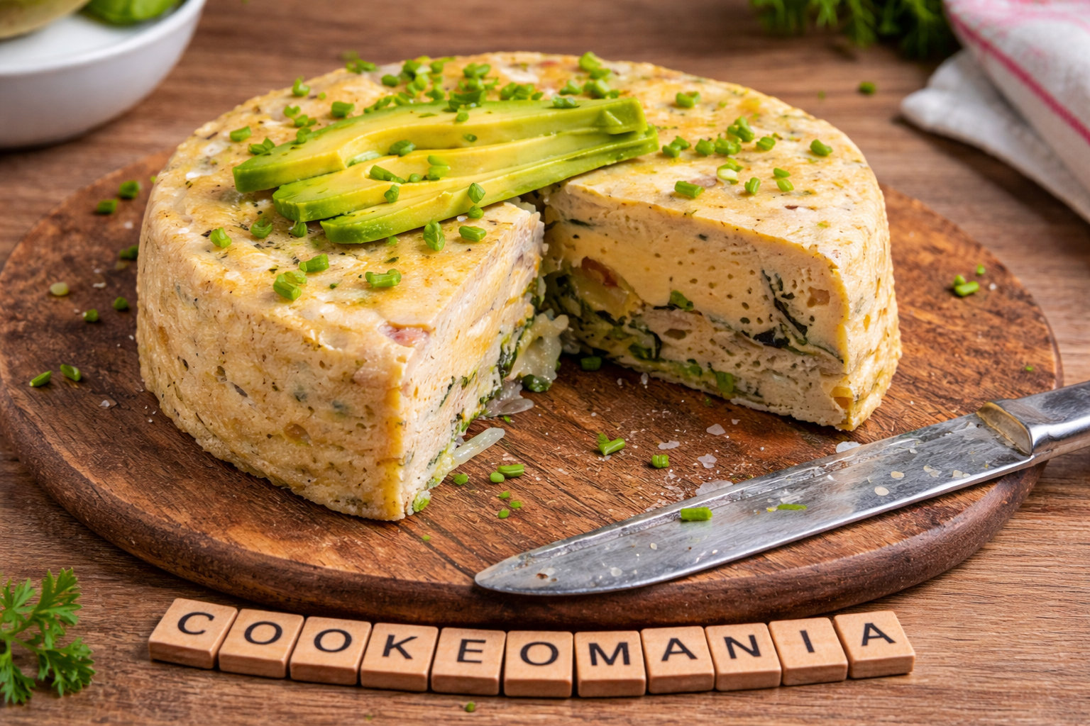 Tortilla espagnole keto à l'autocuiseur cookéo