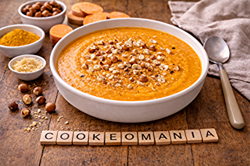 Velouté de patate douce aux noisettes au multicuiseur cookéo