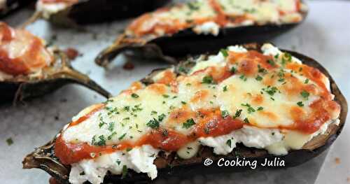 AUBERGINES RÔTIES À LA RICOTTA