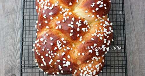 BRIOCHE TRESSÉE AU SUCRE PERLÉ