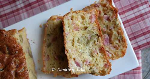 CAKE FONDANT JAMBON, OLIVES ET LARDONS