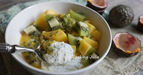 CHIA PUDDING MANGUE-PASSION