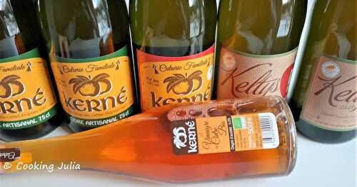 CIDRERIE KERNÉ, DES PRODUITS ARTISANAUX DE QUALITÉ