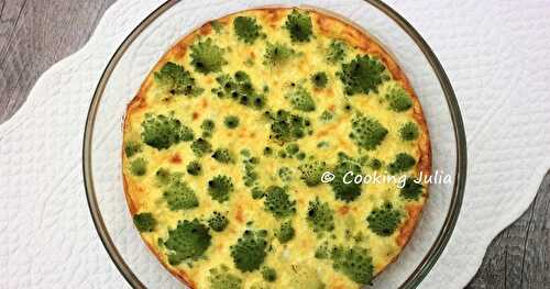 CLAFOUTIS AU CHOU ROMANESCO