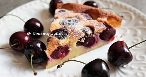 CLAFOUTIS GOURMAND AUX CERISES ET À L'AMANDE 