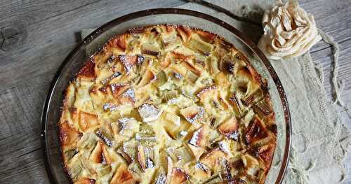 CLAFOUTIS POMME-RHUBARBE