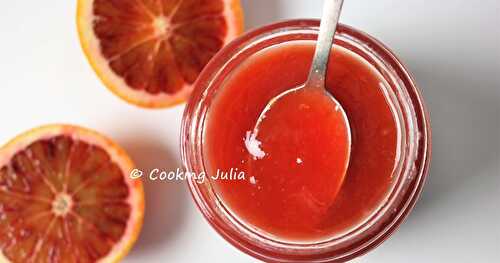 CONFITURE D'ORANGES SANGUINES