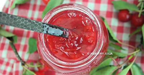 CONFITURE DE GRIOTTES FRAÎCHES