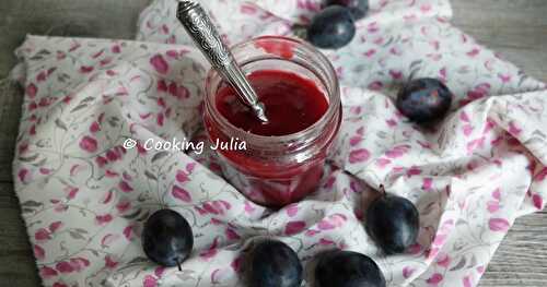 CONFITURE DE QUETSCHES À LA VANILLE 