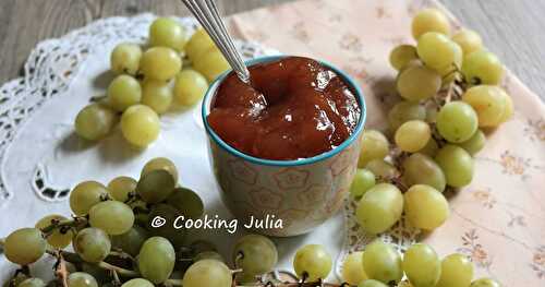 CONFITURE DE RAISIN BLANC ZÉRO DÉCHET