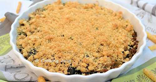 CRUMBLE DE COURGETTES AUX CURLY