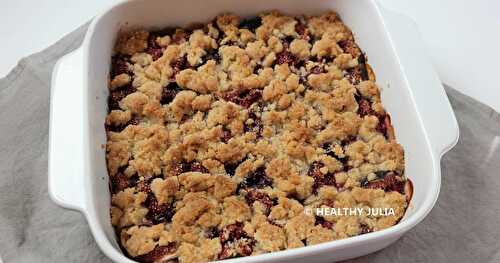 CRUMBLE FIGUES-AMANDE