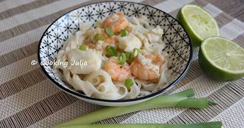 CURRY THAÏ DE POISSON ET CREVETTES