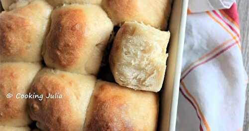 DINNER ROLLS OU PETITS PAINS EXPRESS (CRAZY DOUGH)