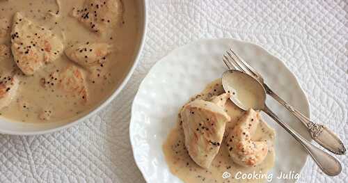 ESCALOPES DE POULET À LA DIJONNAISE 