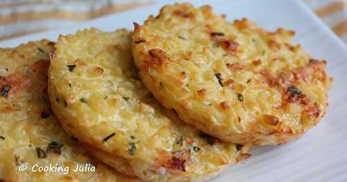 GALETTES DE COQUILLETTES AU SAUMON FUMÉ 