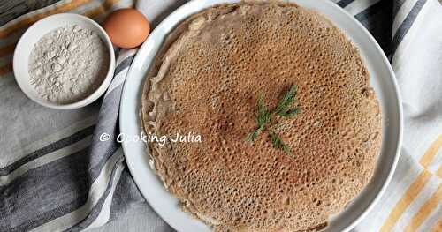 GALETTES DE SARRASIN OU BLÉ NOIR