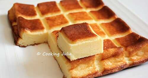 GÂTEAU LÉGER AU FROMAGE BLANC 