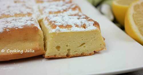 GÂTEAU LÉGER AU YAOURT ET CITRON (WW)