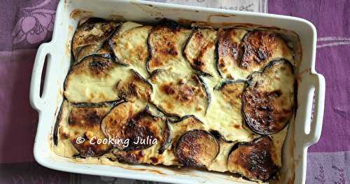 GRATIN D'AUBERGINES AU POULET FAÇON MOUSSAKA 