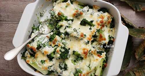 GRATIN DE BROCOLI AU BOURSIN