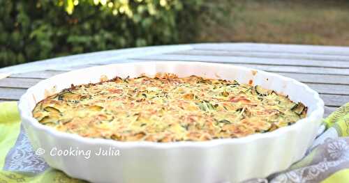 GRATIN DE COURGETTES À LA FETA