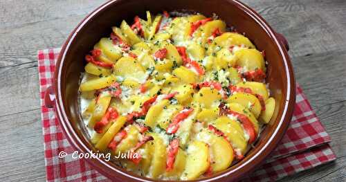 GRATIN DE POMMES DE TERRE AU SAUMON FUMÉ 