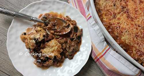 GRATIN LÉGER D'AUBERGINES À LA VIANDE