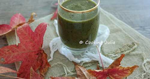 GREEN SMOOTHIE AUX FRUITS D'AUTOMNE