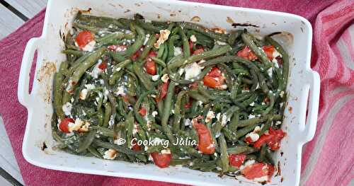 HARICOTS VERTS À LA GRECQUE 