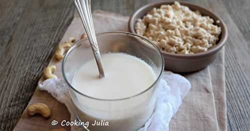 LAIT DE CAJOU MAISON ET SON OKARA