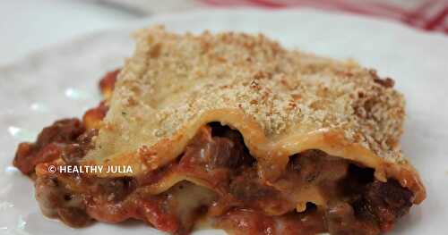 LASAGNES À LA BOLOGNAISE VEGAN