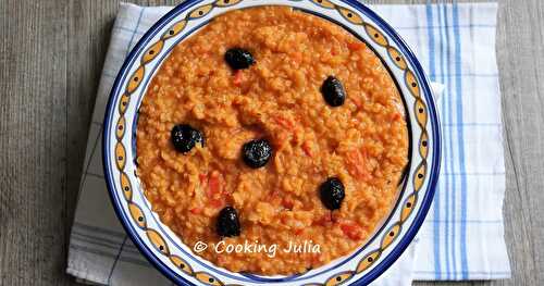 LENTILLES CORAIL À LA PROVENÇALE 