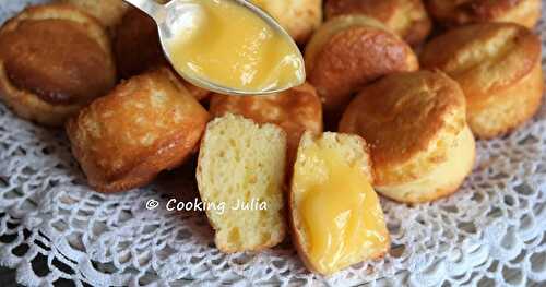 MINI-MUFFINS MOELLEUX AU LEMON CURD