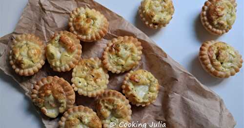 MINI-QUICHES AU CHÈVRE ET À LA MOUTARDE 